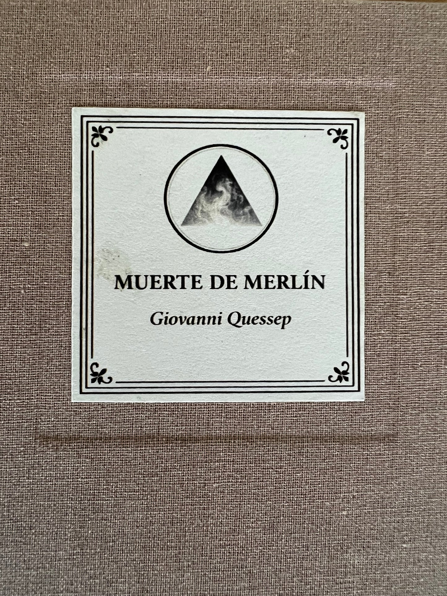 Muerte de Merlín - Giovanni Quessep