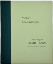 Cargar imagen en el visor de la galería, Voltaire / Chateaubriand - Ch. A. Sainte Beuve
